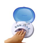 Pritech 7 en 1 – Ensemble de manucure et pédicure électrique avec séchoir à ongles intégré