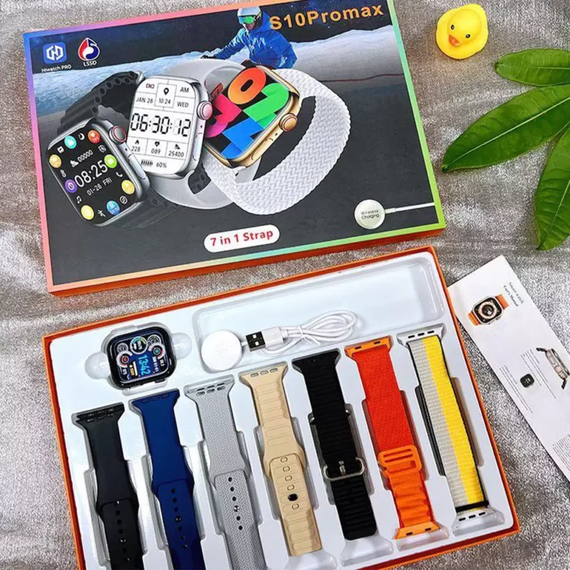 S10 Pro Max Series 9 Smart Watch étanche waterproof écran tactile Full HD de 2 pouces et chargement sans fil magnétique