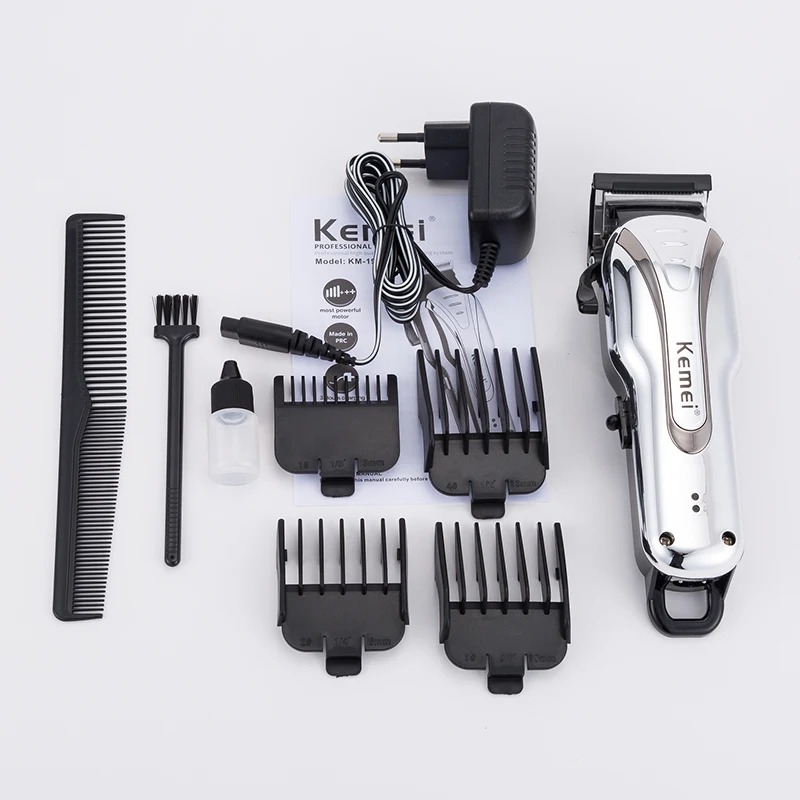 Tondeuse A Cheveux - Kemei KM-1992 - Argent