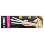 Boucler Kemei KM-2221 – fer a boucler 2 en 1 avec Tourmaline et Céramique