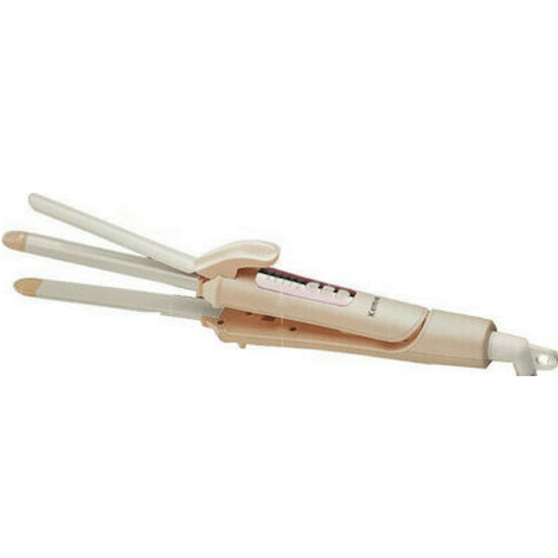 Boucler Kemei KM-2221 – fer a boucler 2 en 1 avec Tourmaline et Céramique