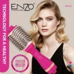Brosse Enzo EN-6213 – Sèche-Cheveux, Lisseur et Styler 3-en-1