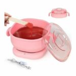 Chauffe-Paraffine Portable Pliable en Silicone, Appareil d'Avertissement, Épilation Corporelle, SPA, Pot pour Voyage, 400ml