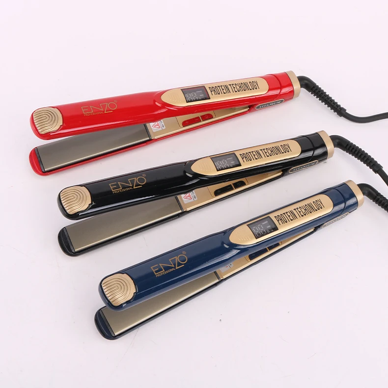 Fer à Lisser ENZO EN-5188 - Cordon 360° - Plaques Céramique avec Revêtement en Titane