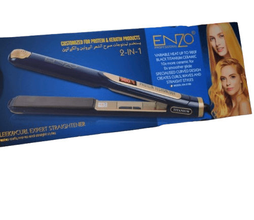 Fer à Lisser ENZO EN-5188 - Cordon 360° - Plaques Céramique avec Revêtement en Titane