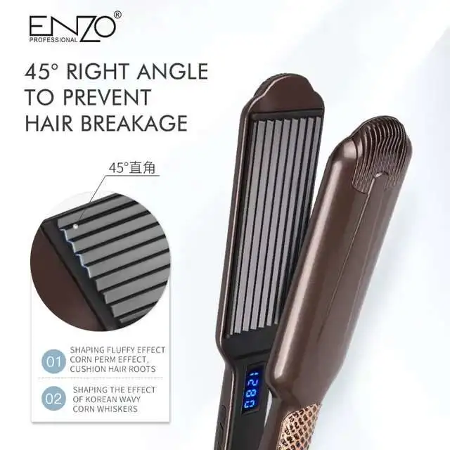 Fer à lisser ENZO PROFESSIONAL EN-3891 marron -céramique Fer à lisser ENZO PROFESSIONAL EN-3891 marron -céramique