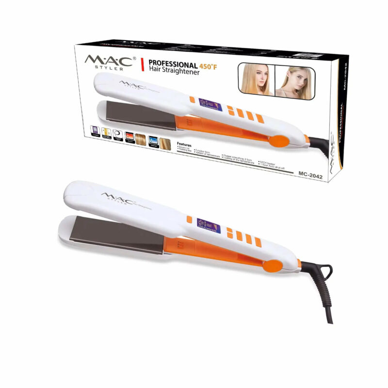 Fer à Lisser MAC STYLER MC-2042 – Haute Température 480°F  avec Écran LCD