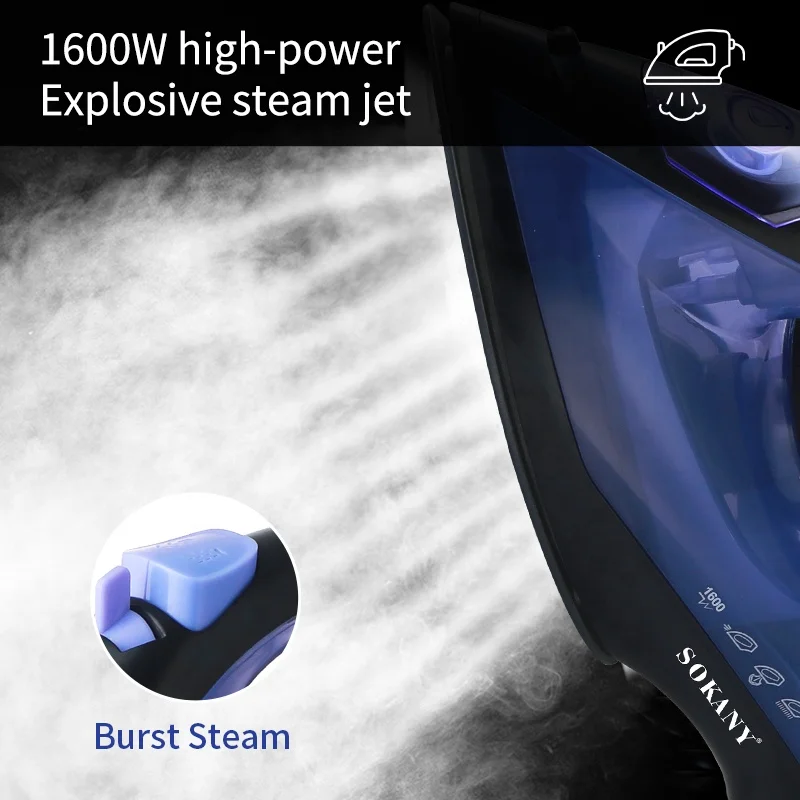 Fer à vapeur à main Sokany SK-11004 – L'allié idéal pour un repassage rapide et efficace