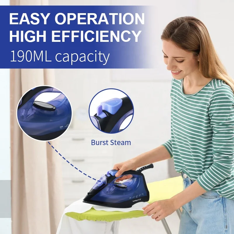 Fer à vapeur à main Sokany SK-11004 – L'allié idéal pour un repassage rapide et efficace