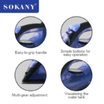 Fer à vapeur à main Sokany SK-11004 – L'allié idéal pour un repassage rapide et efficace