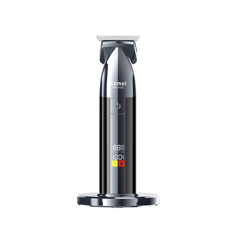 KEMEI KM-2133 – Tondeuse Professionnelle Rechargeable LCD- NOIR