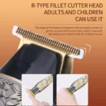 KEMEI KM-2266 – Tondeuse Professionnelle Rechargeable - gold doré - Affichage LCD