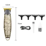 KEMEI KM-2266 – Tondeuse Professionnelle Rechargeable - gold doré - Affichage LCD