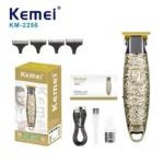 KEMEI KM-2266 – Tondeuse Professionnelle Rechargeable - gold doré - Affichage LCD
