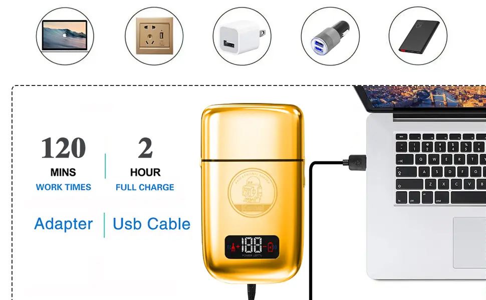 Rasoir Électrique Rechargeable Kemei KM TX3 – Performances de Précision et Confort Optimal Rasoir Électrique