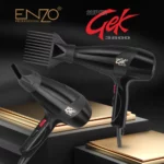 Sèche-cheveux ENZO COD.3233N – Puissance et confort pour un séchage professionnel