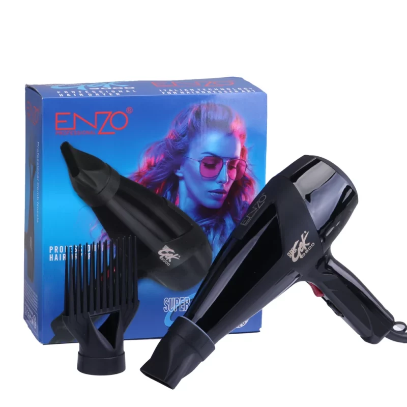 Sèche-cheveux ENZO COD.3233N – Puissance et confort pour un séchage professionnel