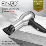 Sèche-cheveux ENZO EN-8225 – Haute puissance et design en métal pour un coiffage professionnel