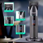 Tondeuse à Cheveux Professionnelle Kemei KM-2136 LCD NOIR
