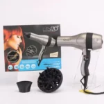 Enzo EN-6030 Sèche-Cheveux Professionnel – 3000W, Puissant et Léger - rouge - gris