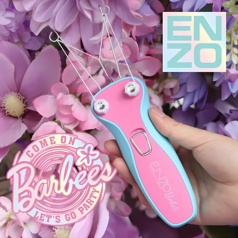 Enzo EN-6091 Appareil d'Épilation au Fil Enzo Professional Édition Barbies – Épilation Faciale Précise