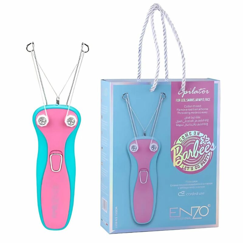 Enzo EN-6091 Appareil d'Épilation au Fil Enzo Professional Édition Barbies – Épilation Faciale Précise