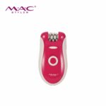 Épilateur électrique Mac Styler MC-7722 – 3 en 1 avec Tête Épilatoire, Rasoir et Lime Pieds Rechargeable
