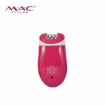 Épilateur électrique Mac Styler MC-7722 – 3 en 1 avec Tête Épilatoire, Rasoir et Lime Pieds Rechargeable