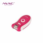Épilateur électrique Mac Styler MC-7722 – 3 en 1 avec Tête Épilatoire, Rasoir et Lime Pieds Rechargeable