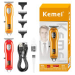 Kemei KM-026 Tondeuse Cheveux Professionnelle, Écran LED, 2500 mAh, 10 W