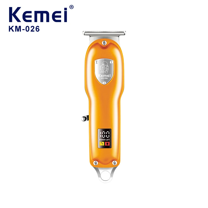 Kemei KM-026 Tondeuse Cheveux Professionnelle, Écran LED, 2500 mAh, 10 W