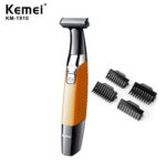 Kemei KM-1910 Rasoir Électrique Imperméable – 600 mAh, Rechargeable, Tête Flottante Triple