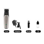 Kemei KM-3207 Tondeuse à Cheveux et Barbe Sans Fil, Lames en Acier Inoxydable, Rechargeable
