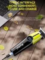 Kemei KM-2281 tondeuse à cheveux électrique LCD affichage numérique rasoir barbier gravure conception Portable professionnel Machine de découpe