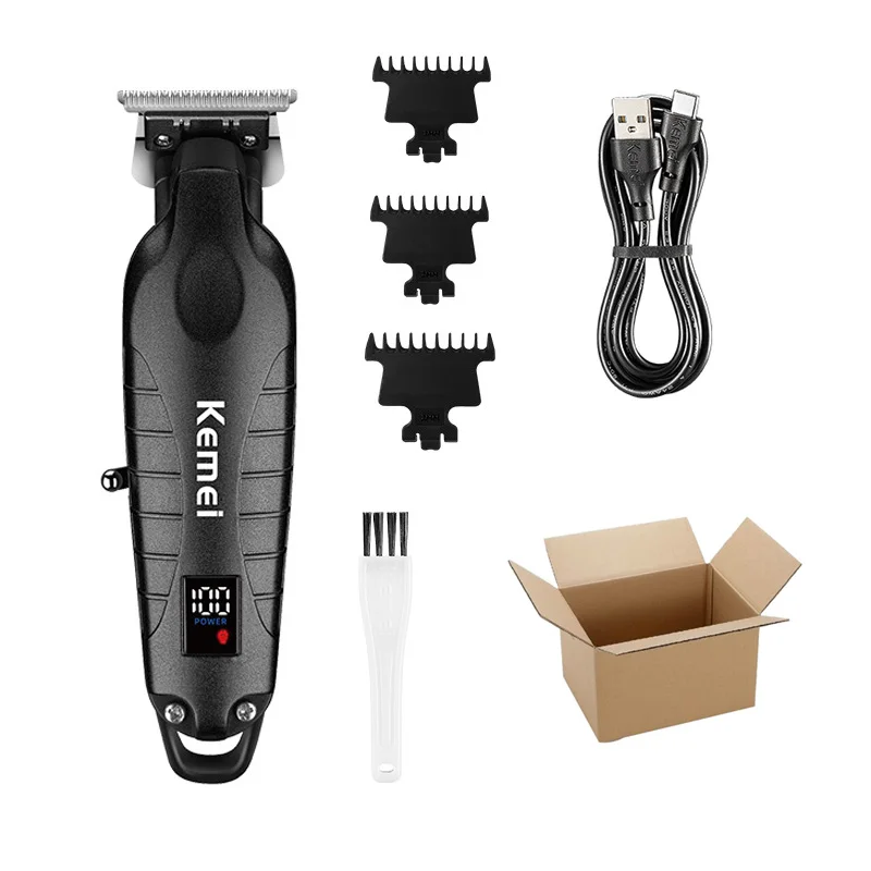 Kemei KM-2293 Tondeuse À Cheveux Électrique Professionnel Rechargeable Sans Fil Type-c - - Boutique Algérie
