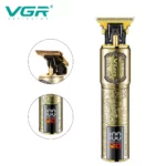 VgazV-073 Tondeuse à Cheveux et Barbe Sans Fil  – Lames en Acier Inoxydable, Rechargeable USB, Affichage LED
