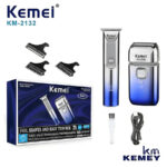 Km-2132 kemei Pack tondeuse + rasoir électrique