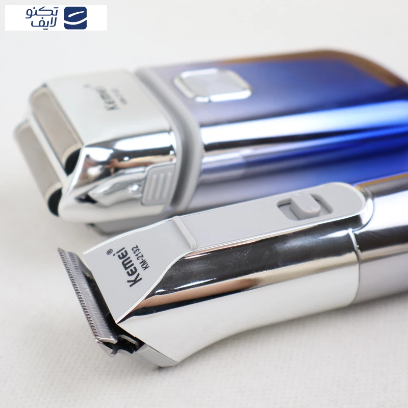 Km-2132 kemei Pack tondeuse + rasoir électrique