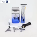 Km-2132 kemei Pack tondeuse + rasoir électrique