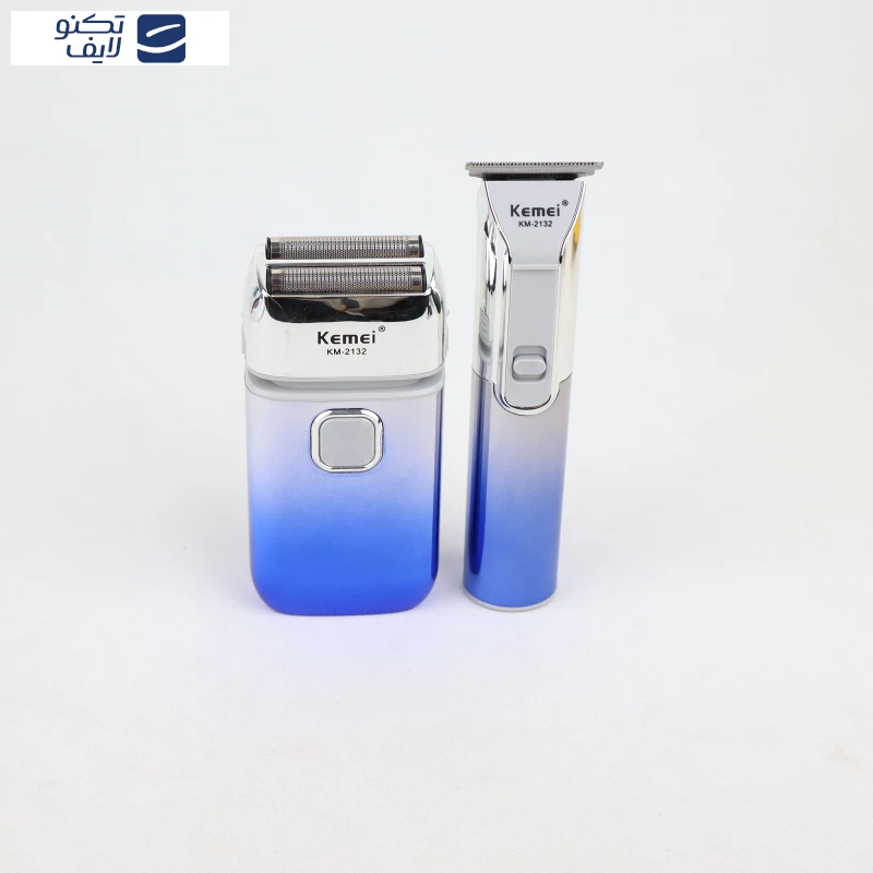 Km-2132 kemei Pack tondeuse + rasoir électrique