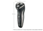 Rasoir Électrique HTC GT-626 – Tête Rotative 3D, Rechargeable, Étanche, Lames en Acier Inoxydable