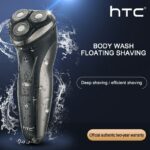 Rasoir Électrique HTC GT-626 – Tête Rotative 3D, Rechargeable, Étanche, Lames en Acier Inoxydable