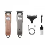 Tondeuse à Cheveux et Barbe ENZO Professional EN-1412 – Lames T en Acier Inoxydable, Rechargeable, 120 min d’Autonomie​