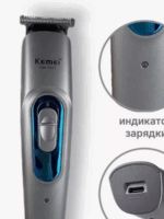 Tondeuse Multifonction 13-en-1 Kemei KM-3521 – Sans Fil, Recharge USB, Lames Acier Inoxydable​