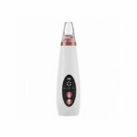 Aspirateur / Extracteur Point Noir Avec 6 Tete - Blanc de points noirs rechargeable avec écran LCD – 5 niveaux de puissance, 6 têtes interchangeables, batterie 1000 mAh
