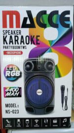 Baf Bluetooth Karaoké LED RGB NS-023 – portable avec micro et batterie 4400 mAh