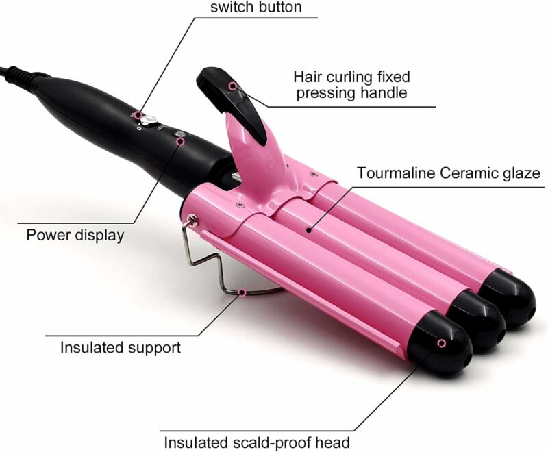 Boucleur 3 rouleaux ENZO WAVES EN-1967 - Rose