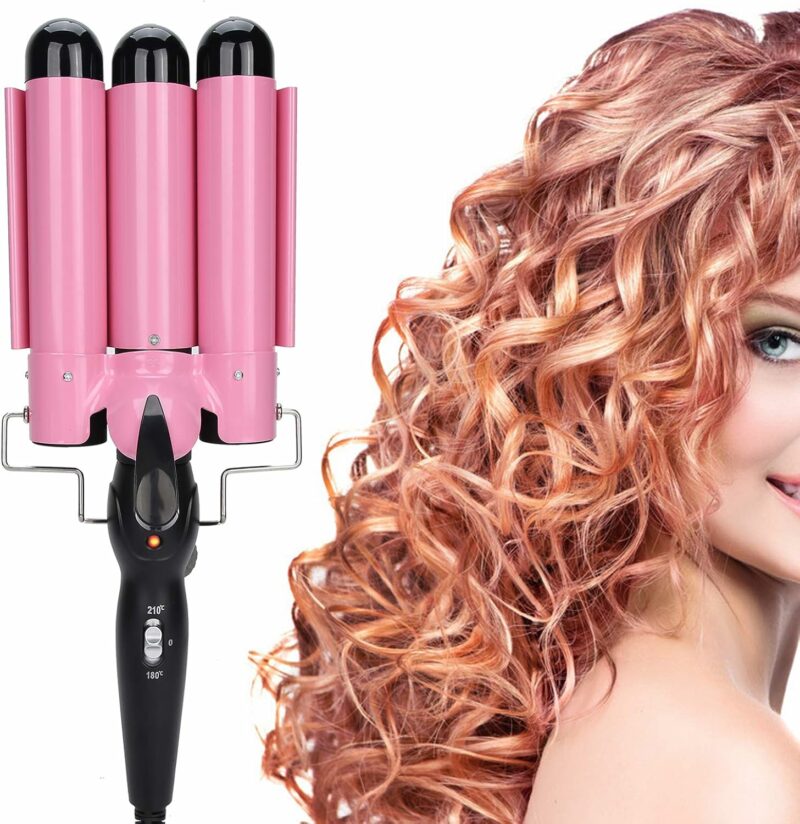 Boucleur 3 rouleaux ENZO WAVES EN-1967 - Rose