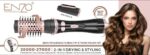 Coffret Coiffant ENZO EN-755 – Brosse Sèche-Cheveux 7-en-1 – 1500W – Technologie Ionique – Accessoires Interchangeables