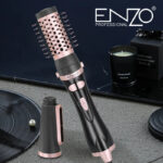 Coffret Coiffant ENZO EN-755 – Brosse Sèche-Cheveux 7-en-1 – 1500W – Technologie Ionique – Accessoires Interchangeables
